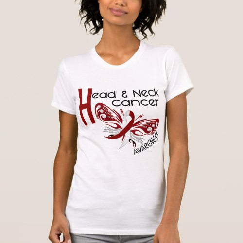 Head and Neck Cancer BUTTERFLY 31 T_Shirt