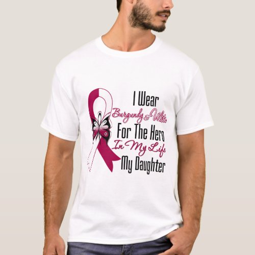 Head and Neck Cancer Hero My Daughter T_Shirt