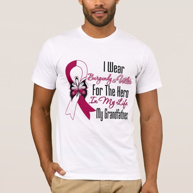 Head and Neck Cancer Hero My Grandfather T-Shirt (Front)