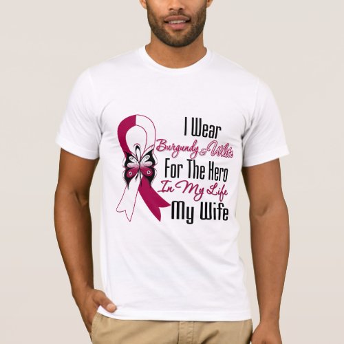 Head and Neck Cancer Hero My Wife T_Shirt