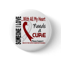 Head and Neck Cancer Needs A Cure 3 Pinback Button