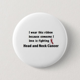Head and Neck Cancer Pinback Button