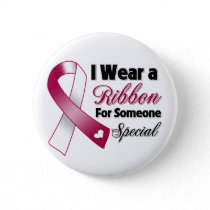 Head and Neck Cancer Ribbon Someone Special Button