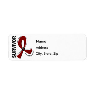 Head and Neck Cancer Survivor 12 Label