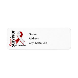 Head and Neck Cancer Survivor 19 Label