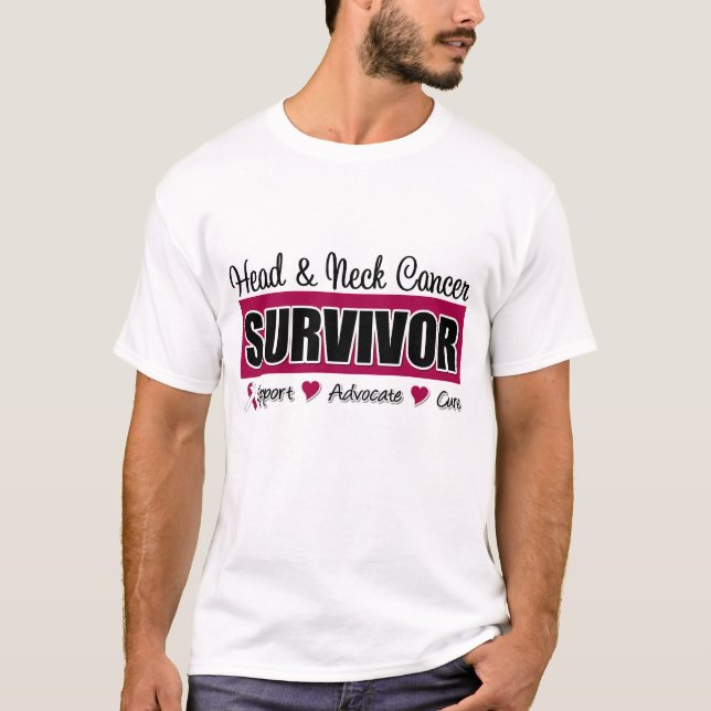 Head and Neck Cancer Survivor T-Shirt (Front)