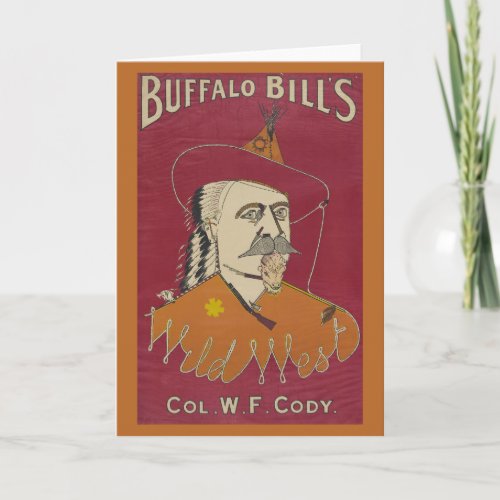 Head_And_Shoulders Portrait Of Buffalo Bill Card