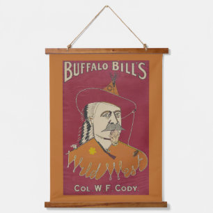 Head-And-Shoulders Portrait Of Buffalo Bill Hanging Tapestry