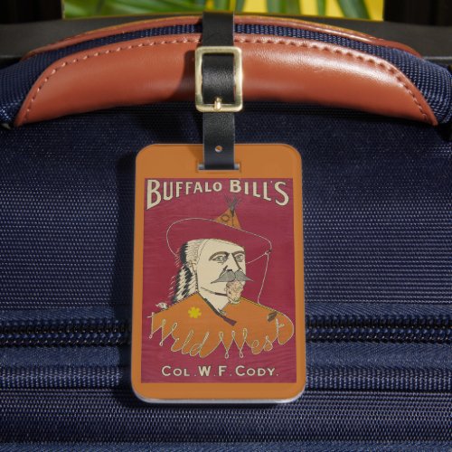 Head_And_Shoulders Portrait Of Buffalo Bill Luggage Tag
