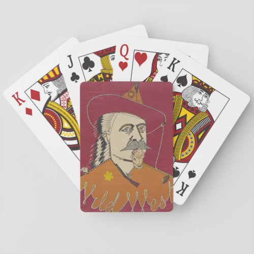 Head_And_Shoulders Portrait Of Buffalo Bill Playing Cards