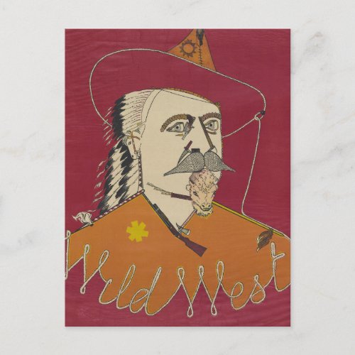 Head_And_Shoulders Portrait Of Buffalo Bill Postcard