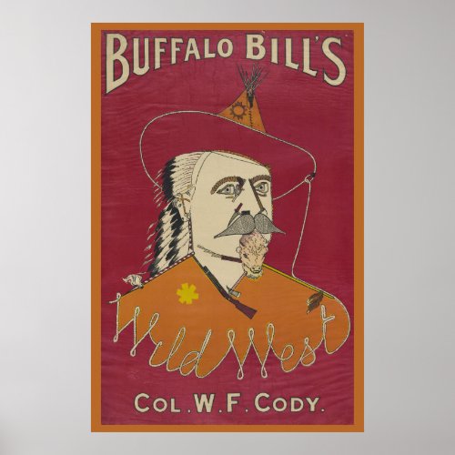 Head_And_Shoulders Portrait Of Buffalo Bill Poster