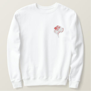 Head and Silhouette Great Danes  Embroidered Polo 