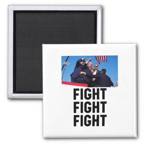 Head Cartoon Bloody Ear 2024 Vote Survivor Fight F Magnet