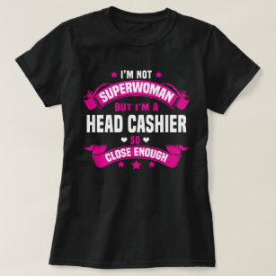 I'm Not A Superhero, But I'm A Food Service Worker So Close Enough 2-Sided Short  Sleeve T-Shirt - Personalization Available