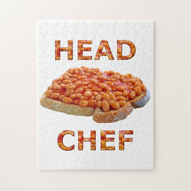 Head Chef Beans on Toast Jigsaw Puzzle (Vertical)