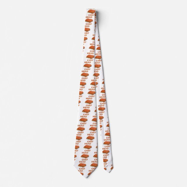 Head Chef Beans on Toast Neck Tie (Front)