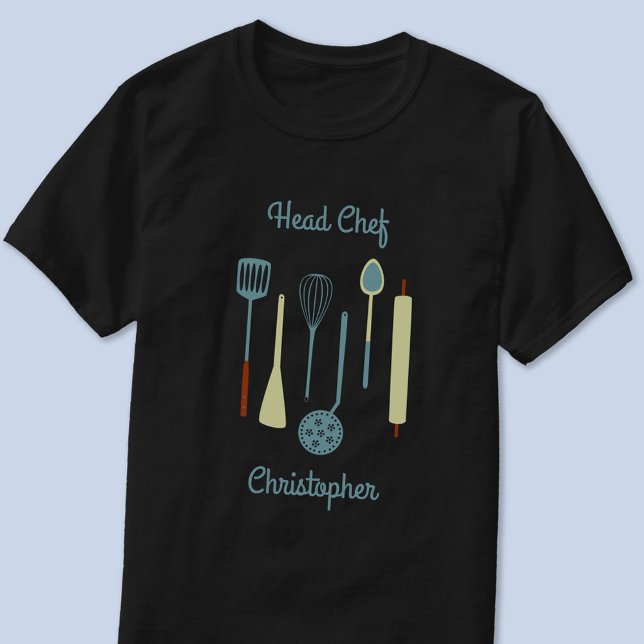 Head Chef Personalized T-Shirt (Personalized Head Chef t-shirt)