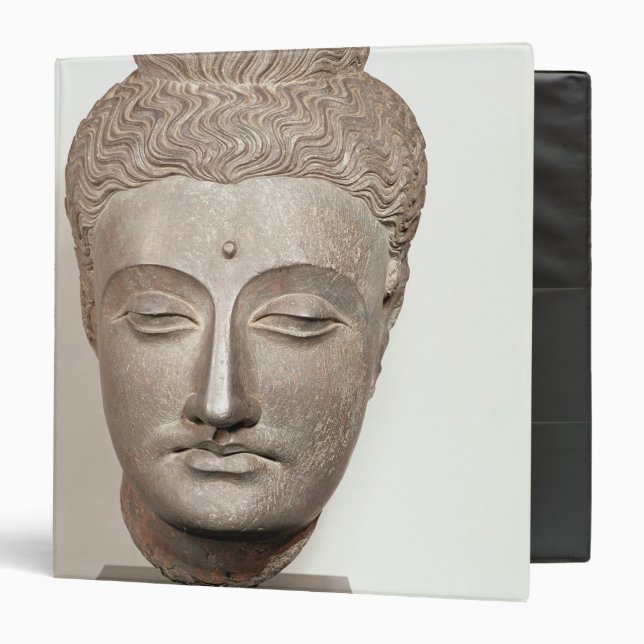 Head from a statue of the Buddha, from Binder (Front/Inside)