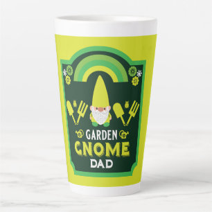 Head Garden Gnome Gardener Latte Mug