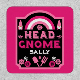 Head Garden Gnome Gardener Patch
