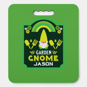 Head Garden Gnome Gardener Seat Cushion