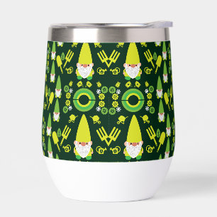 Head Garden Gnome Gardener Thermal Wine Tumbler