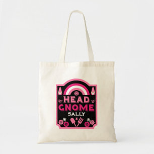 Head Garden Gnome Gardener Tote Bag