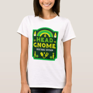 Head Garden Gnome Vegetable Garden T-Shirt