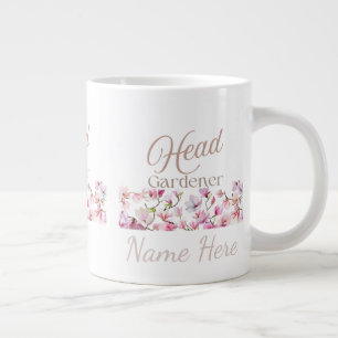 Head Gardener Floral Mother’s Day & Birthday Gift Giant Coffee Mug