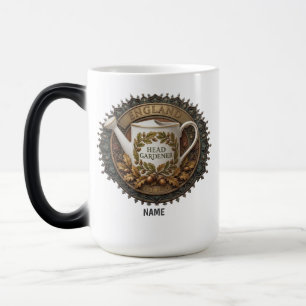 Head Gardener Personalized British Heritage Wate Color Morph Mug