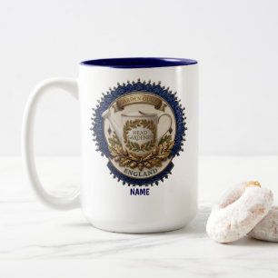 Head Gardener   Personalized British Heritage Wate Two-Tone Coffee Mug