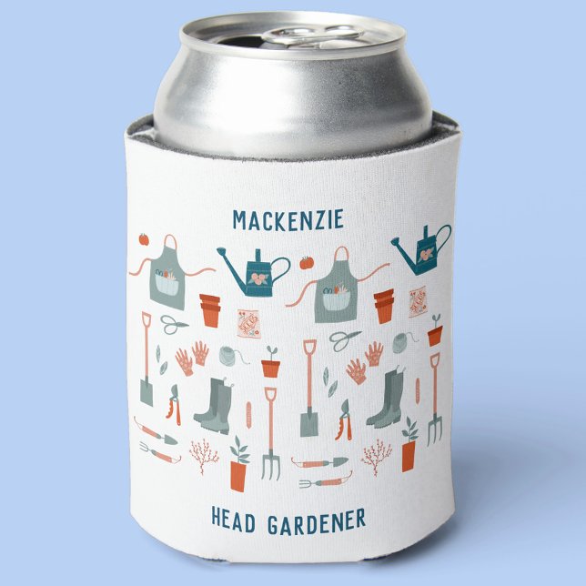 Head Gardener Personalized Can Cooler (Creator Uploaded)