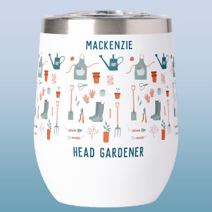 Head Gardener Personalized Thermal Wine Tumbler