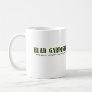 “Head Gardener” Printed Gift Coffe/Tea Mug (11oz)