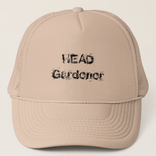 Head Gardener Trucker Hat (Front)