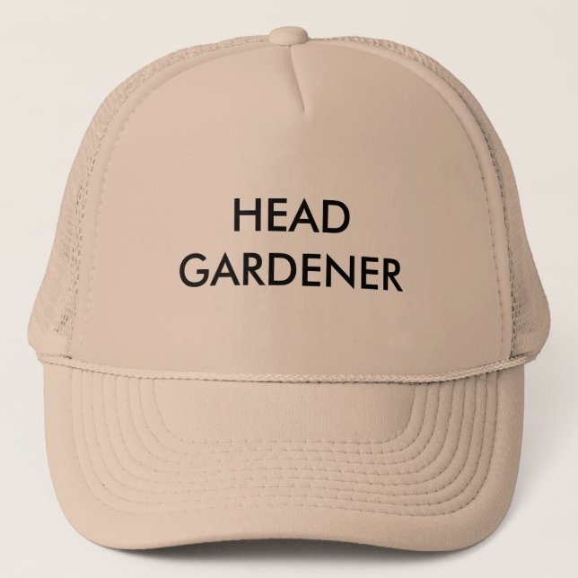 HEAD GARDENER TRUCKER HAT (Front)