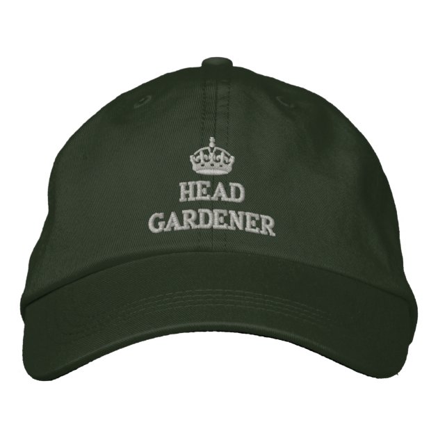 head gardener baseball cap