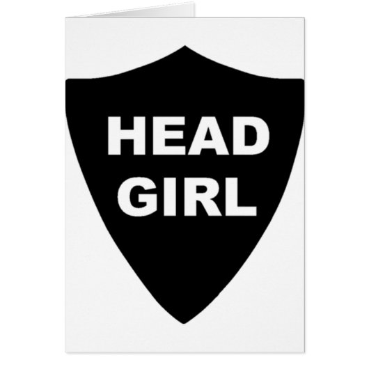Head Girl Cards (Front)
