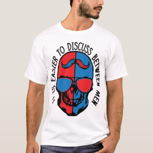 head hipster citation mustache discuss lu T-Shirt