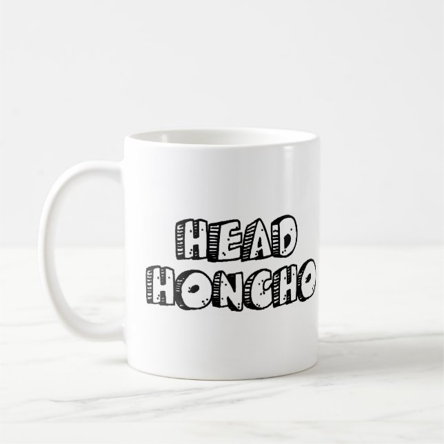 head honcho coffee mug (Left)