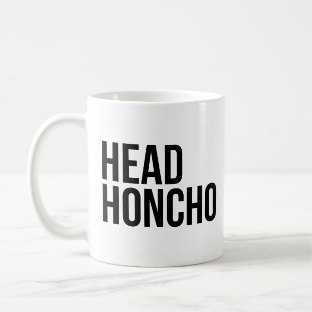Head Honcho Coffee Mug (Left)