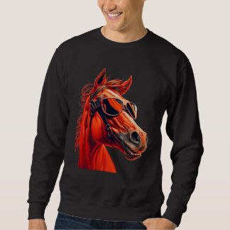 Head Horses  Humorous Sunglasses  2 Sweatshirt