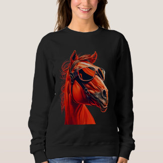 Head Horses  Humorous Sunglasses  2 Sweatshirt