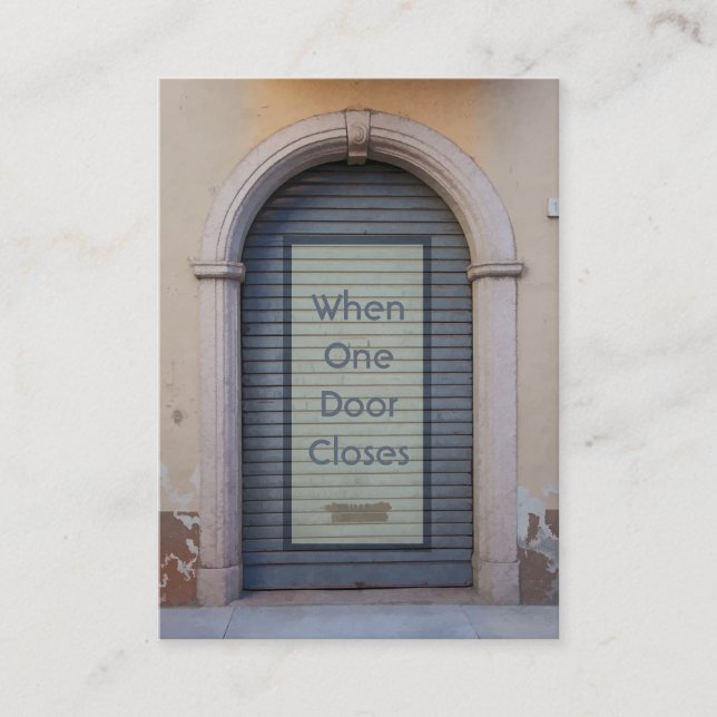 Head Hunter, Employment Placement Agency Unique Business Card (Front)