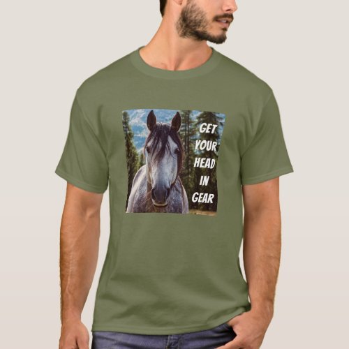 Head in Gear dark T_Shirt