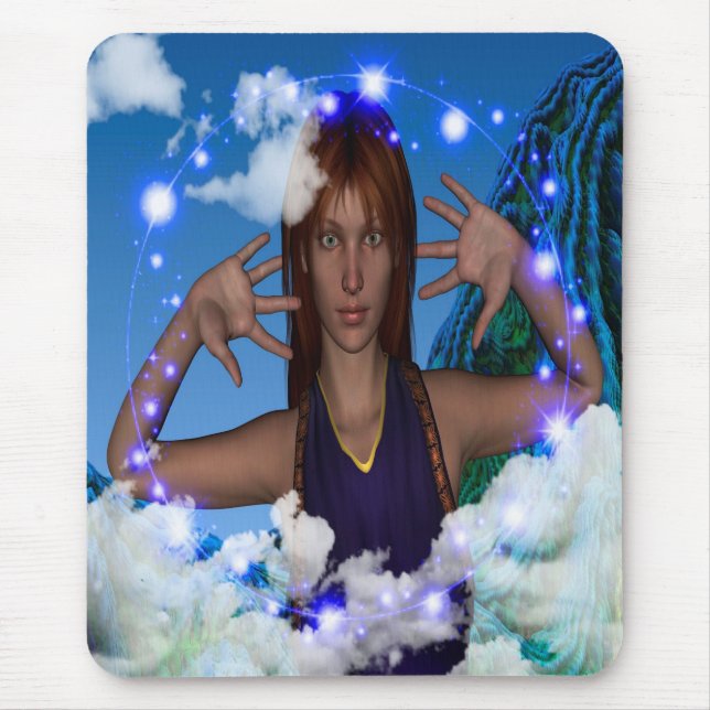 Head in the Clouds Mouse Pad (Front)