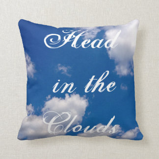 Head in the Clouds Throw Pillow