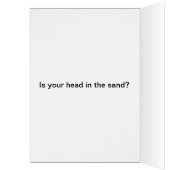 Head in the Sand Republican Party Cards (Inside (Left))