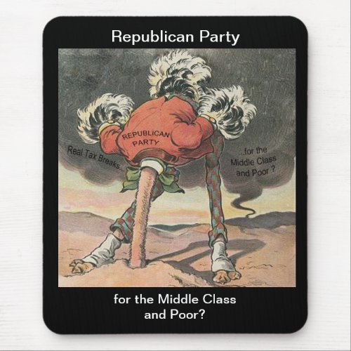Head in the Sand Republican Party Mouse Pad